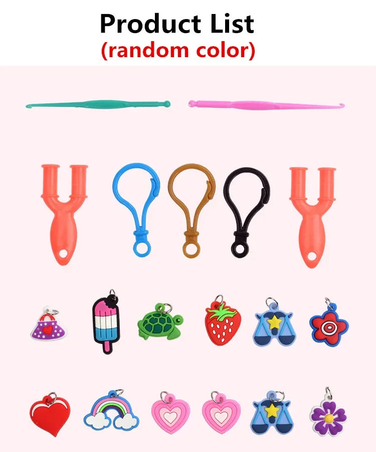 Creative Rainbow Loom Bands Set – Colorful DIY Rubber Bracelet Making Kit for Girls’ Crafts & Birthday Gifts