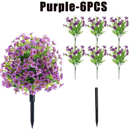 Artificial Eucalyptus Flowers - Faux Greenery Bouquet for Weddings, Home Decor & Vase Arrangements