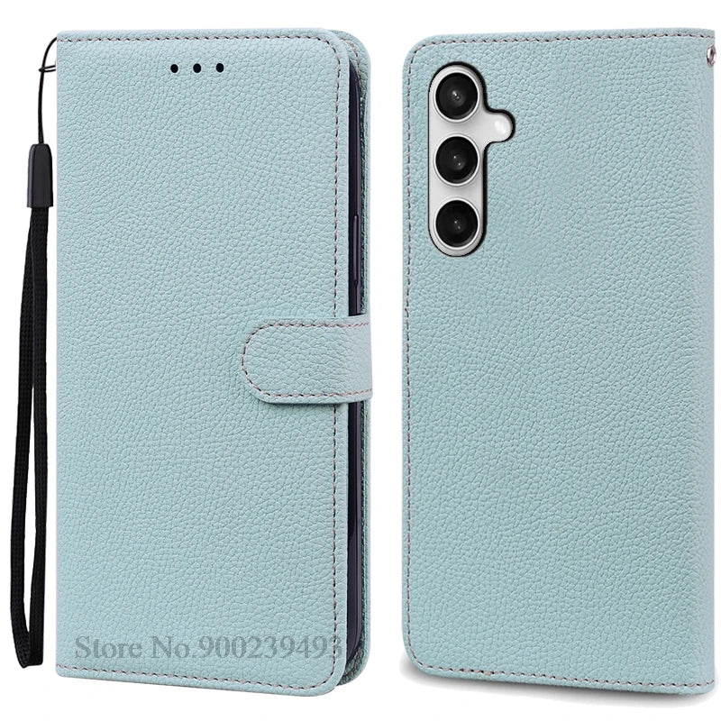 Samsung Galaxy A17 5G Case - Leather Flip Wallet Cover for A175F/A176B 4G & 5G