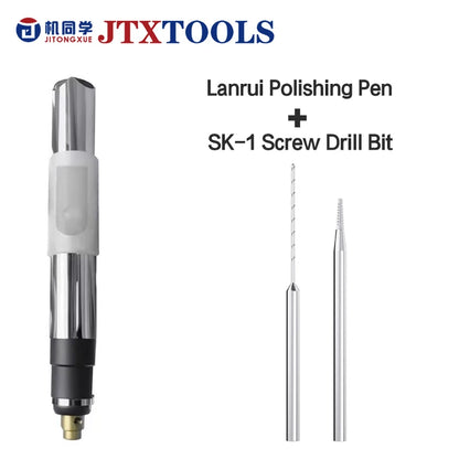 JTX SK-1 Alloy Screw Extractor Drill Bit Set – Precision Repair Tool Kit for Mobile Phone PCB & Motherboard Screw Removal Professional Accessories