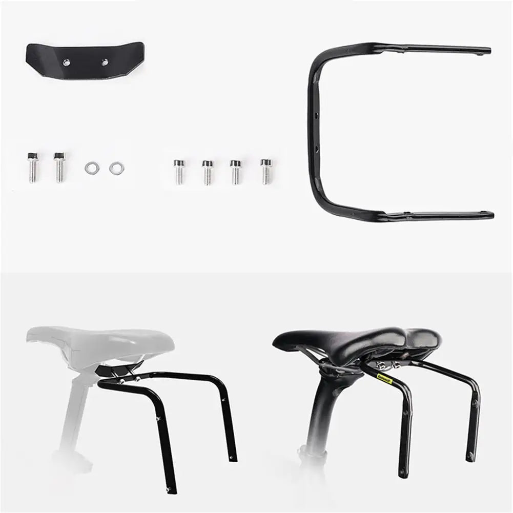 Rhinowalk Bike Saddle Stabilizer Bracket – Rear Seat Mount Luggage Rack Holder for MTB & Road Bike Saddlebags