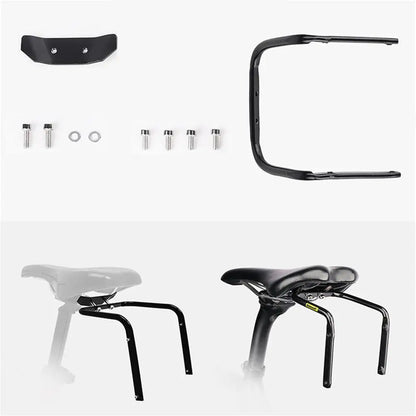 Rhinowalk Bike Saddle Stabilizer Bracket – Rear Seat Mount Luggage Rack Holder for MTB & Road Bike Saddlebags