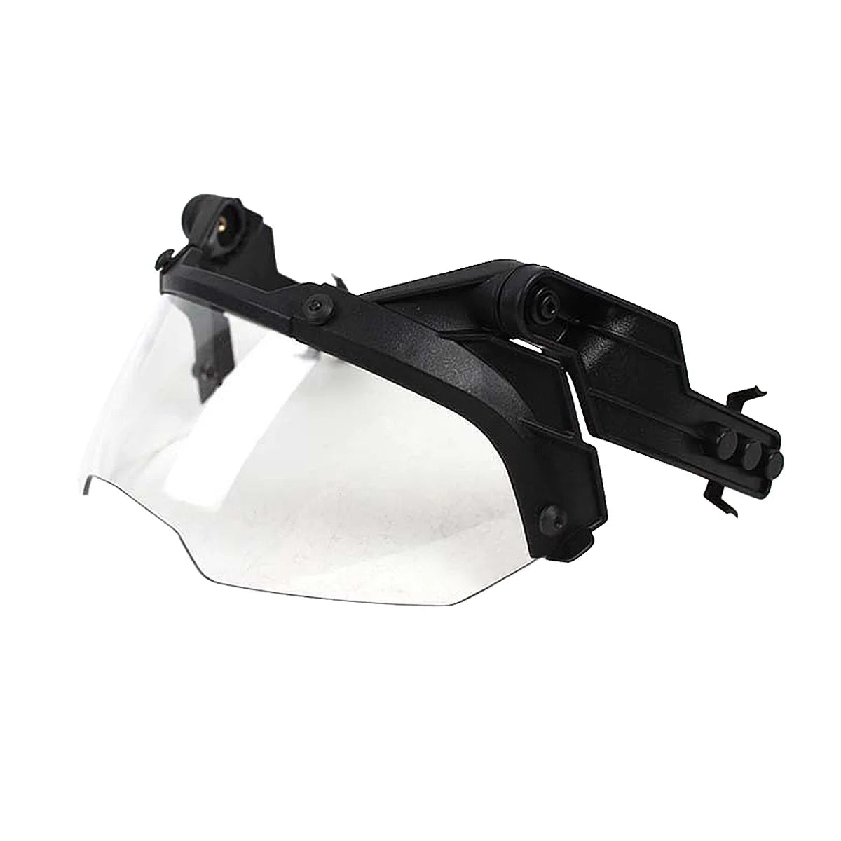 BOOIU Adjustable Tactical Helmet – FAST MICH Helmet with Detachable OP Goggles, Anti-Fog & Anti-Riot CS Protective Gear