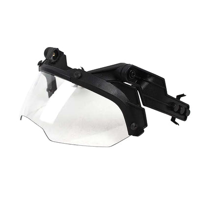 BOOIU Adjustable Tactical Helmet – FAST MICH Helmet with Detachable OP Goggles, Anti-Fog & Anti-Riot CS Protective Gear