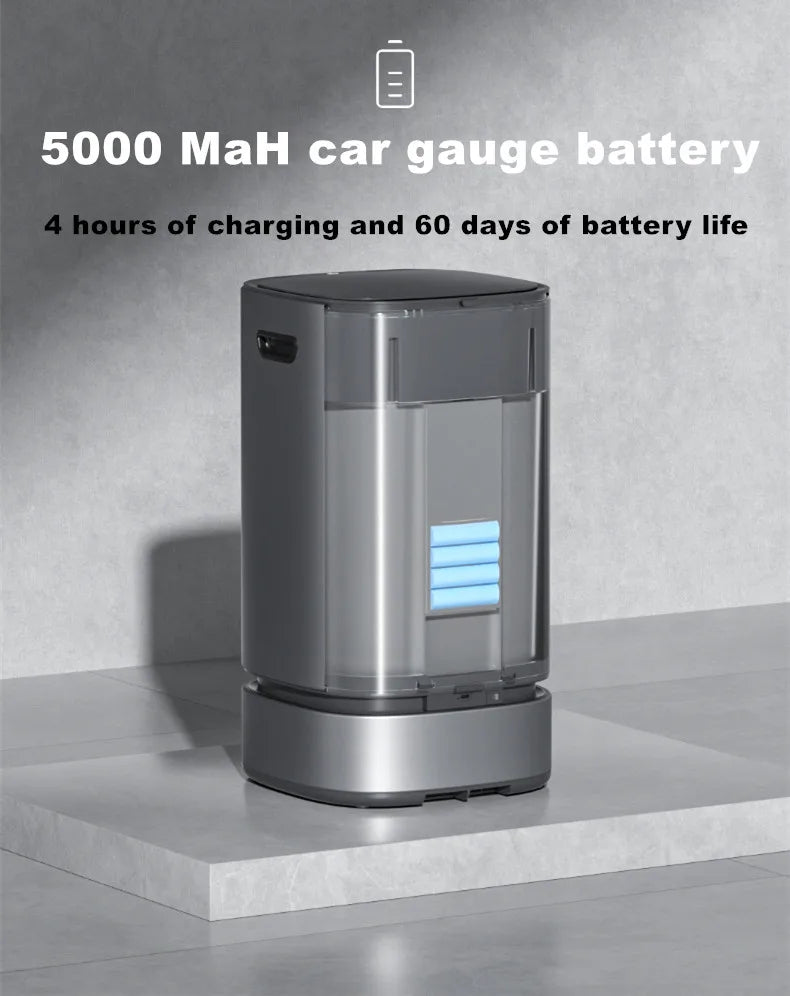 13L Smart Automatic Trash Can — Large Capacity Electric Rubbish Bin for Bathroom, Kitchen & Home