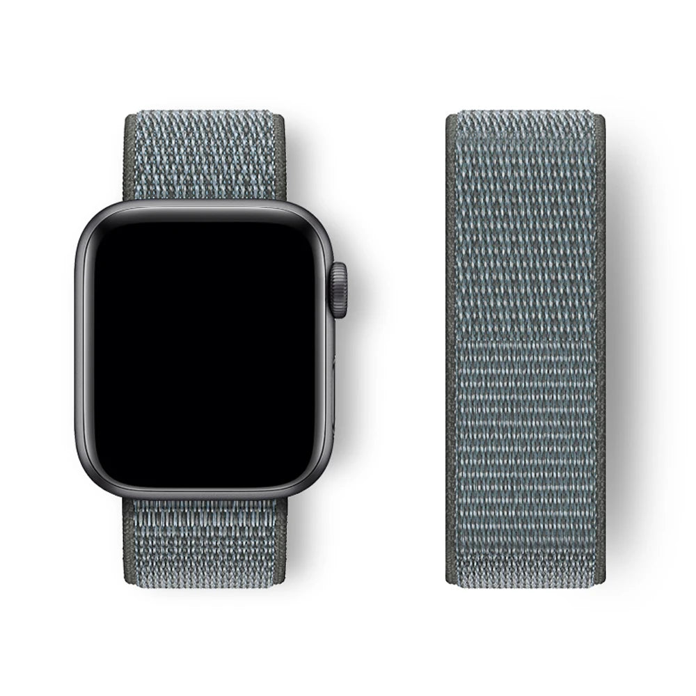 Sport Loop Strap for Apple Watch Band 40mm–49mm – Compatible with Series 3–10, SE & Ultra Adjustable Bracelet