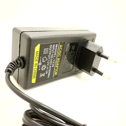 12V 3A AC/DC Power Adapter - EU Plug Power Supply for CCTV Cameras, DVR, NVR, IP, AHD, TVI & CVI Systems