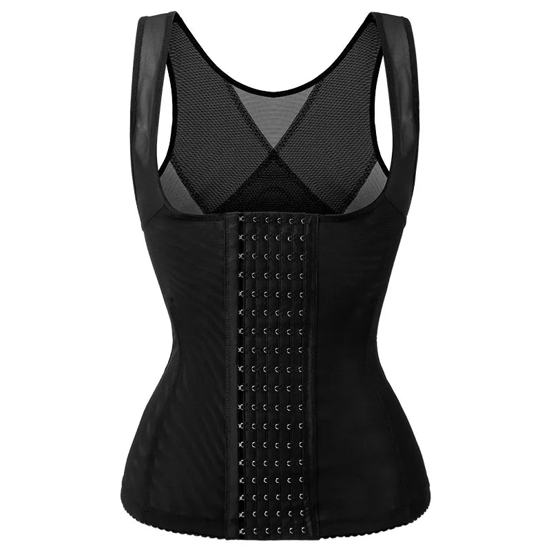 Postpartum Waist Corset Shapewear – Tummy Control Slimming Waist Trainer Body Shaper for Women Flat Belly Compression Sheath Top