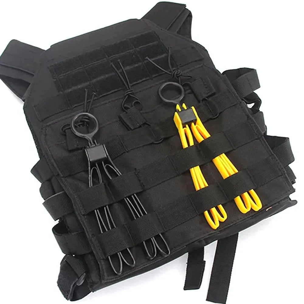 New Tactical Plastic Cable Ties – Disposable Handcuffs for Police, CS Gear, Hunting & Cosplay