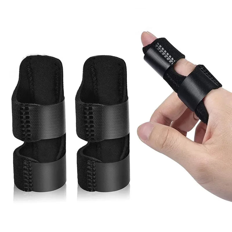 2pcs Finger Splint Brace — Trigger Finger Support Stabilizer for Arthritis, Broken Fingers & Pain Relief