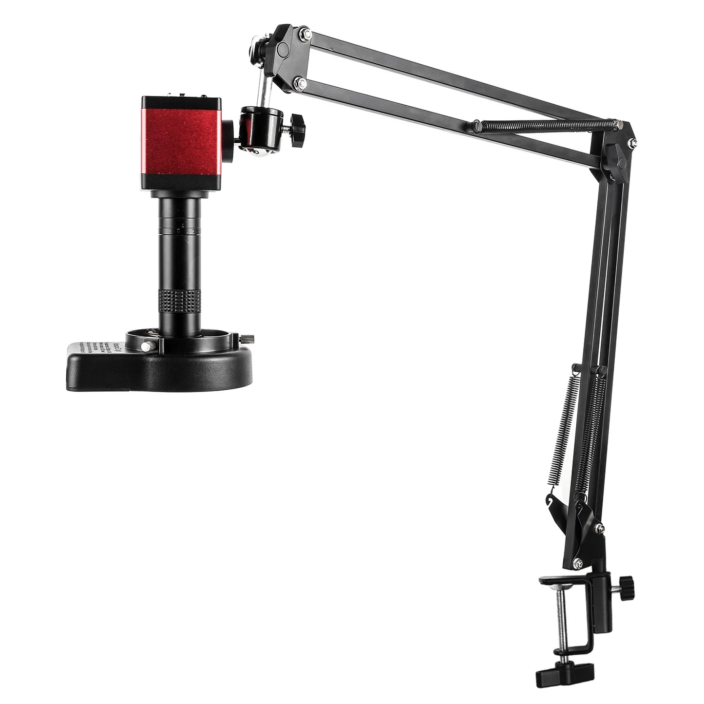 YIZHAN 4K Digital Microscope — Full HD HDMI VGA Industrial Camera with C-Mount, 150x Lens for Soldering & Phone Repair