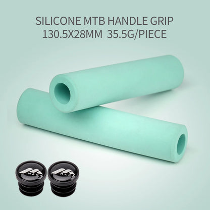 MANA MTB Silicone Bike Grips – Thickened Lightweight Shock-Absorbing Comfortable Bicycle Handlebar Grips