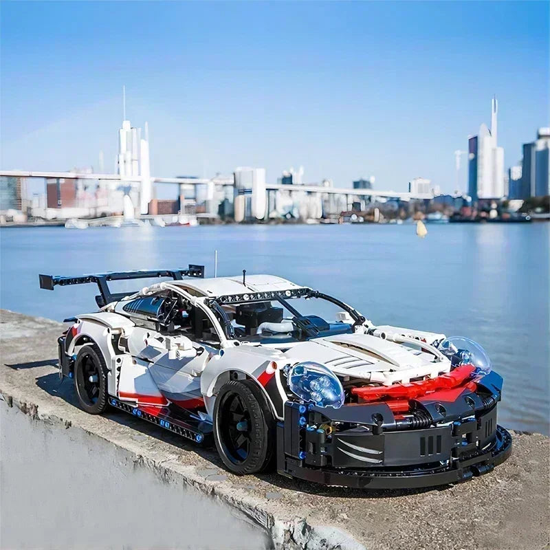 1580+PCS Technical Super Sports Car Building Kit – 1:10 Scale DIY Model Race Car Toy for Kids & Collectors