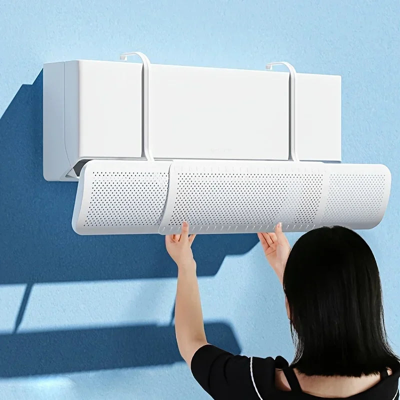 Adjustable Air Conditioning Windshield – Anti-Direct Blowing AC Vent Deflector & Dust Cover