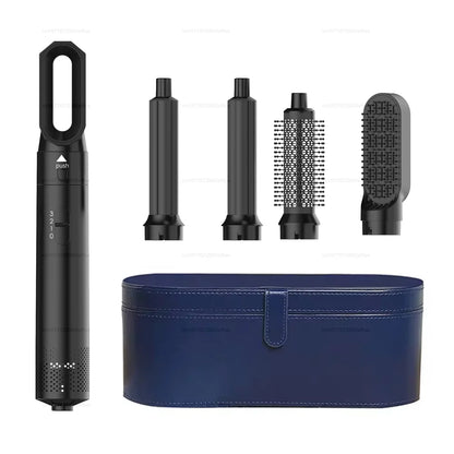 5-in-1 Hair Dryer Comb Set – Professional Hot Air Styler for Curling, Straightening & Volumizing Hair at Home