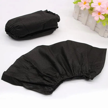 100 Count Disposable Boot & Shoe Covers - Non-Slip Foot Booties for Indoor/Outdoor Use, Home & Workplace Protection