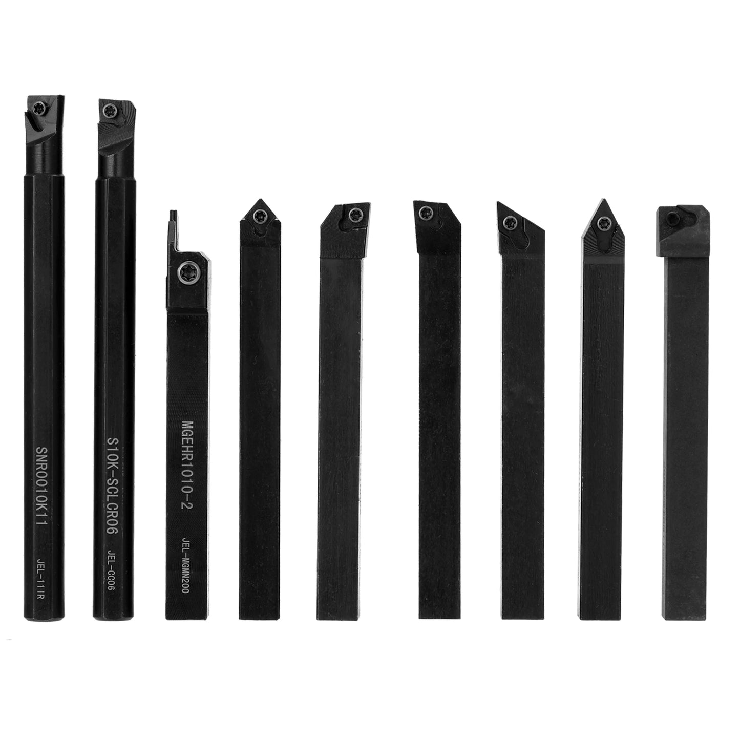 8-16mm Lathe Turning Tool Holder — Boring Bar & CNC Metal Cutter Rod with Shank and Inserts