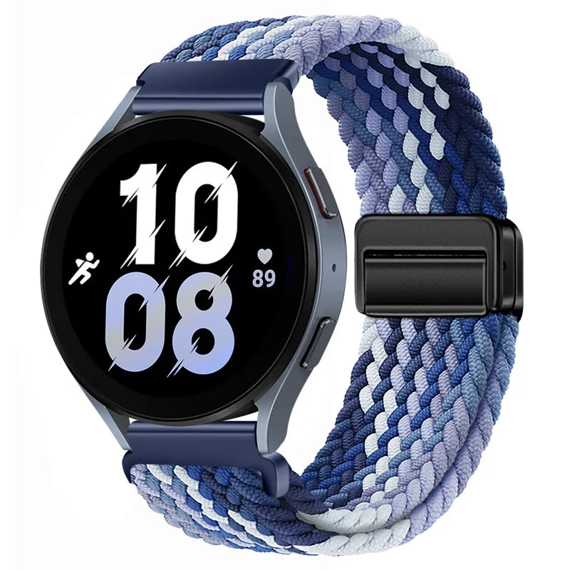 22mm Braided Nylon Watch Band – Loop Sport Strap for OnePlus Watch 3/2, OPPO Watch X/X2/4 Pro & 46mm Smartwatch Bracelet
