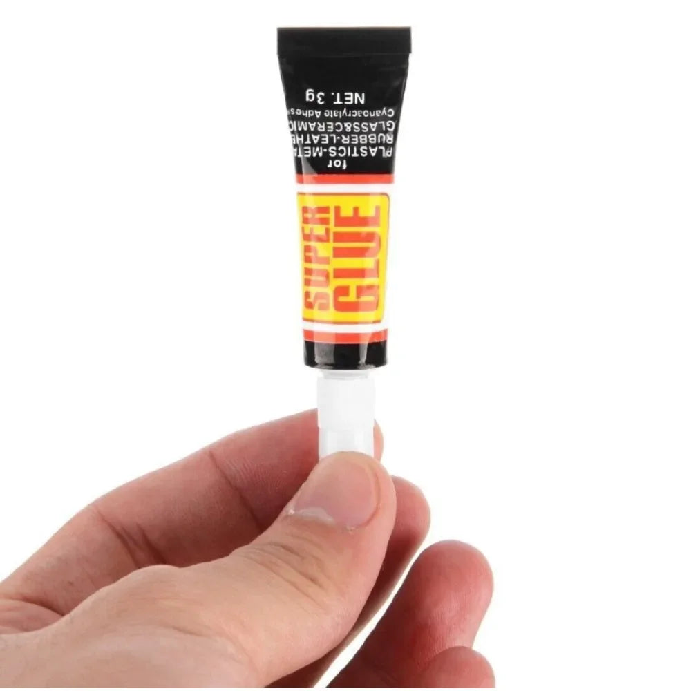 Epoxy Resin Super Glue 3/12-Piece Set - Strong Quick-Bond Adhesive for Shoe Repair, Plastic, Metal, and Home DIY Projects