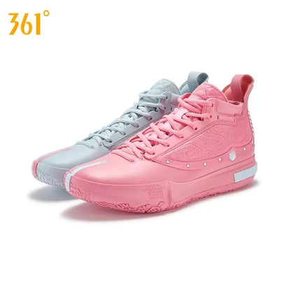 361 Degrees Joker 1 Basketball Shoes - High-Top Performance Sneakers with Anti-Slip Grip, Stable Support & Rebound Cushioning