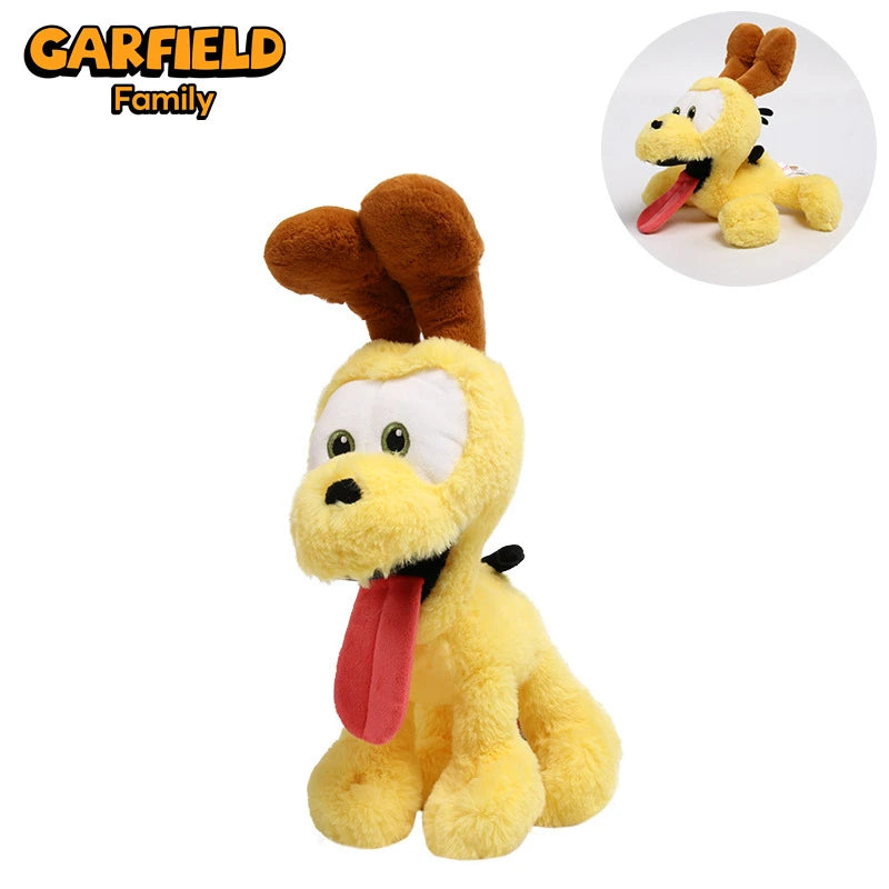 Original Garfield Family Plush Toys — Kawaii Soft Stuffed Garfield & Odie Dolls for Kids