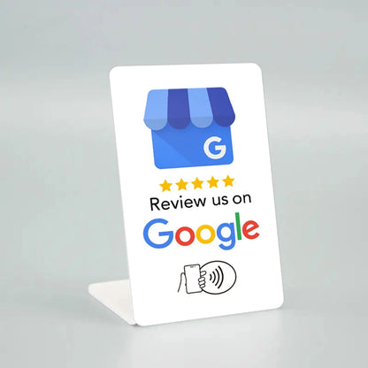 Instagram NFC Stand Display – Social Media APP Review Card for Google, Facebook & WhatsApp