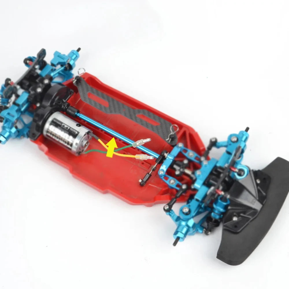 Aluminum Alloy Central Drive Shaft Propeller Joint Set – RC Car Upgrade for Tamiya TT02 TT02D TT-02B