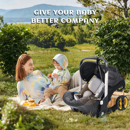 Portable Foldable Baby Stroller — Bidirectional Wagon for Easy Travel