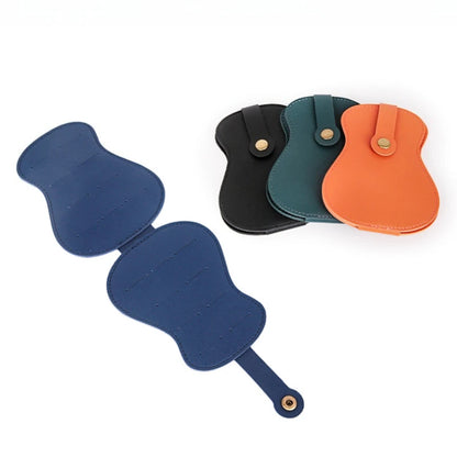 18-Slot Guitar Pick Storage Case – PU Leather Folding Durable Portable Plectrum Holder