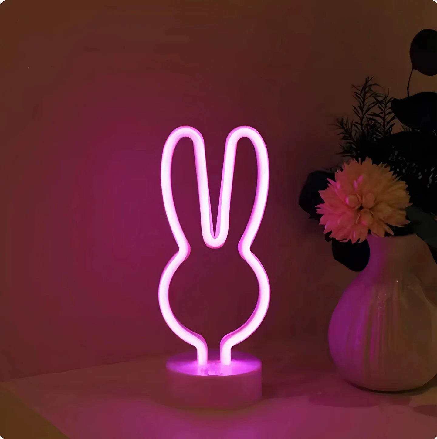 Countertop Decorative Neon Sign – USB or Battery-Powered Night Light for Holiday, Party, Kitchen & Home Decor