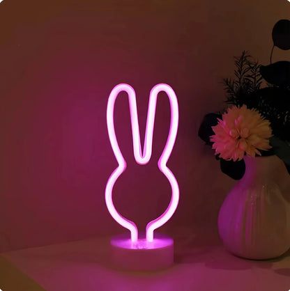 Countertop Decorative Neon Sign – USB or Battery-Powered Night Light for Holiday, Party, Kitchen & Home Decor