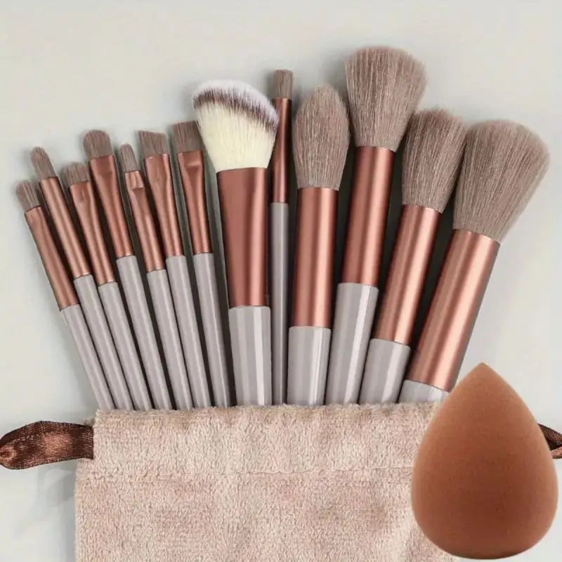 Professional Makeup Brush Set - Soft Fluffy Foundation Powder Eyeshadow Kabuki Blending Beauty Tools