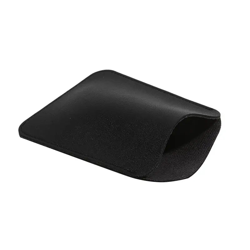 Wireless Mouse Storage Bag - PU Leather Anti-Scratch Protective Sleeve & Small Item Organizer Pouch