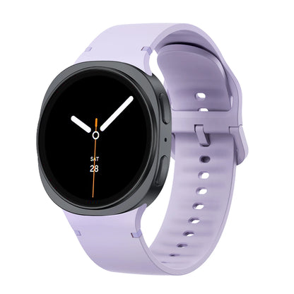 Samsung Galaxy Watch 8 Silicone Sport Strap - Replacement Band for Galaxy Watch 8 40mm/44mm and Watch 8 Classic 46mm