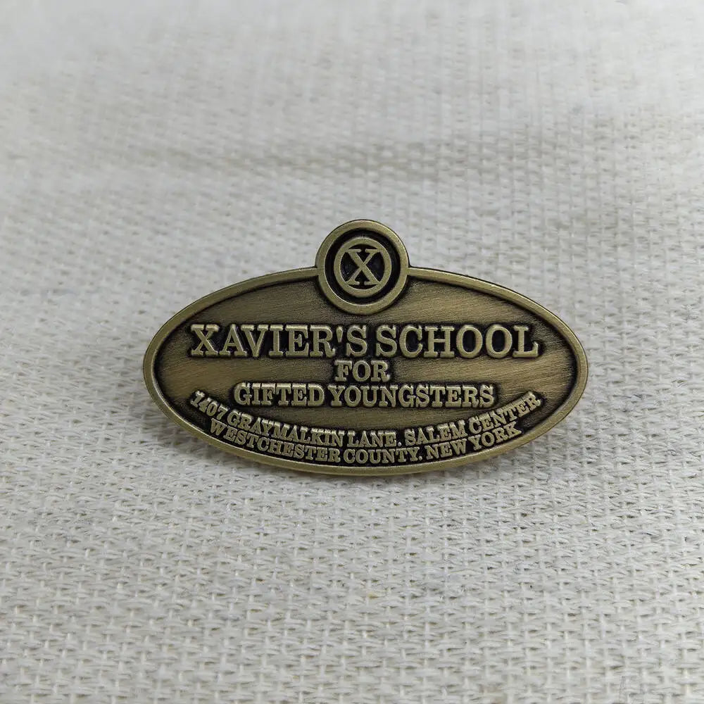 X-Hero Enamel Brooch - Movie-Inspired Metal Badge for Fans, Collectors and Gift Decoration