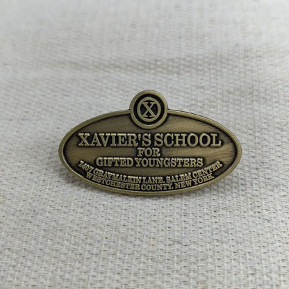 X-Hero Enamel Brooch - Movie-Inspired Metal Badge for Fans, Collectors and Gift Decoration