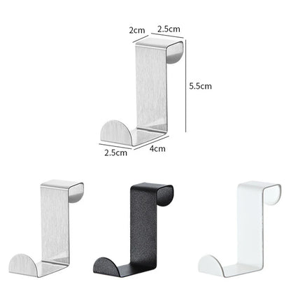 Hang with Ease: Z-Shaped Stainless Steel Door Hook – Your Stylish Organizer Tool for Bathroom Cabinets and Beyond