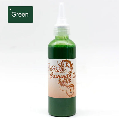 8-Color Airbrush Paint for Temporary Tattoos – 100ml Waterproof Body Art & Semi-Permanent Makeup