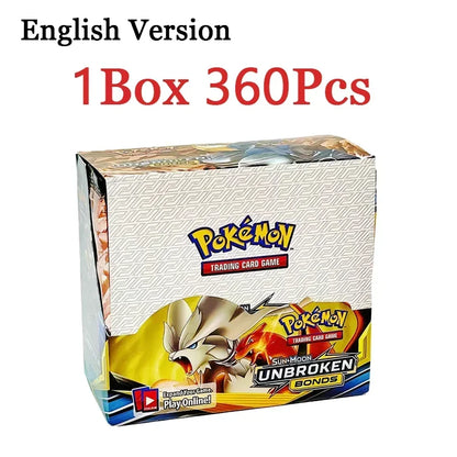360PCS Pokémon Trading Card Game Booster Set – Prismatic Evolutions Scarlet & Violet English Battle Cards Collection Gift Pack