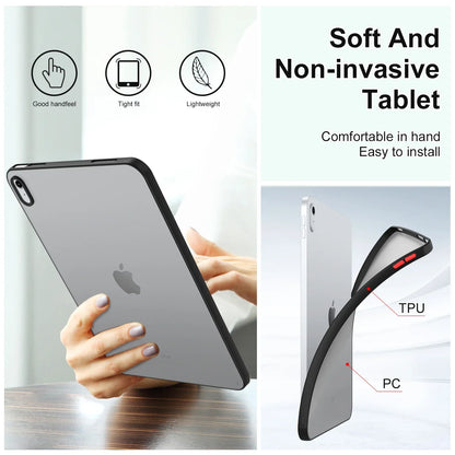 iPad Soft TPU Case - Protective Cover for iPad 11th Gen A16, 10th, Pro 11, Mini 3–7 & Air 2–6