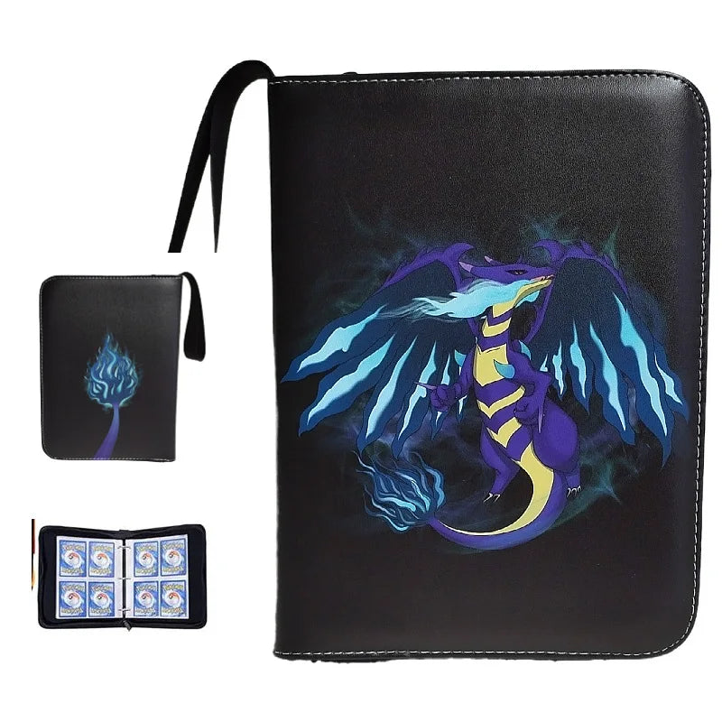 NEW Pokémon Card Album — 400pcs Binder Zipper PU Leather Storage Book for Anime Card Game Collection