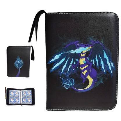 NEW Pokémon Card Album — 400pcs Binder Zipper PU Leather Storage Book for Anime Card Game Collection