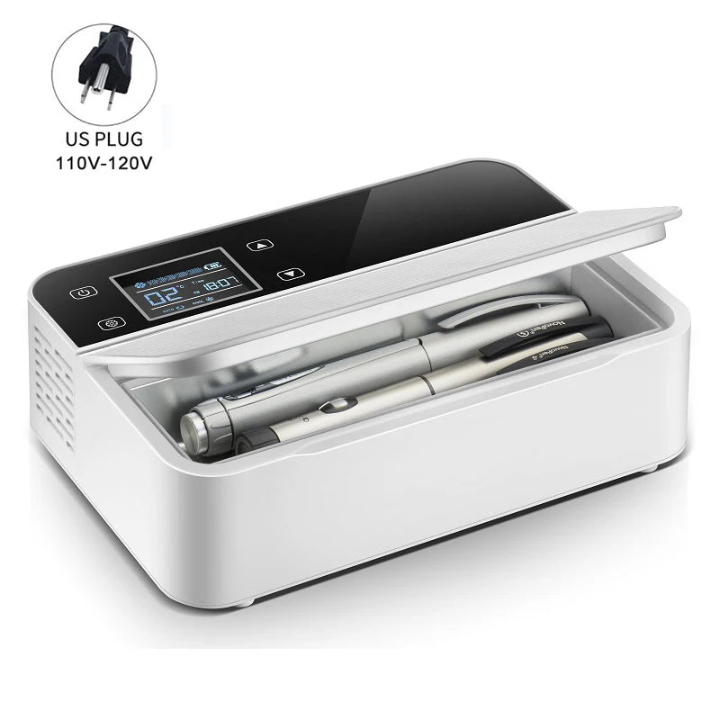 Mini Portable Insulin Refrigerator – 7800mAh Cooler for Insulin, Serum & Capsules, 260ml Capacity