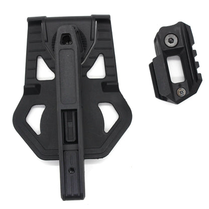 Tactical Gun Holster – Hunting Waist Pistol Case for 9mm Glock, SW40, & 357 with Rail