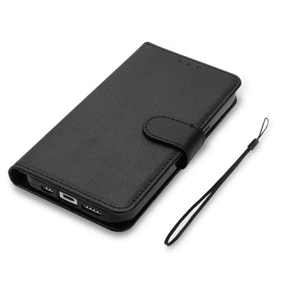 Leather Flip Wallet Case - Protective Cover for Xiaomi Redmi Note 7–13 & Redmi 9A/9C/10/10A/10C Models