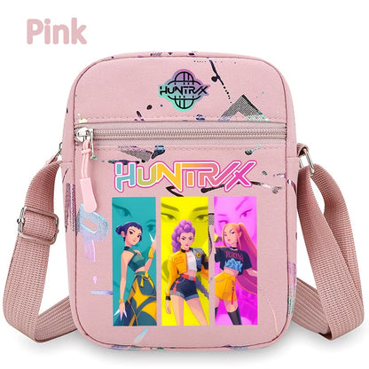 K-Pop Demon Hunters Crossbody Phone Bag – HUNTRX Rumi Huntrix Coin Wallet Shoulder Purse