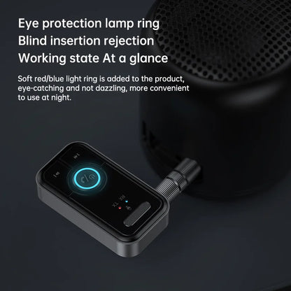 Bluetooth 5.3 Audio Adapter – Wireless Transmitter & Receiver for Car, Music, Headphones, Speakers, 3.5mm AUX