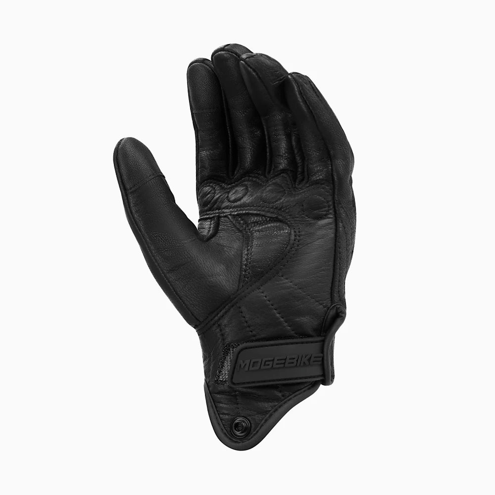 3XL Goatskin Leather Motorcycle Gloves – Men & Women Moto Gloves for Electric Bikes