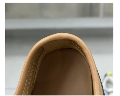 Women’s 2024 Genuine Leather Sneakers – Casual Spring Flat Training Shoes for Ladies