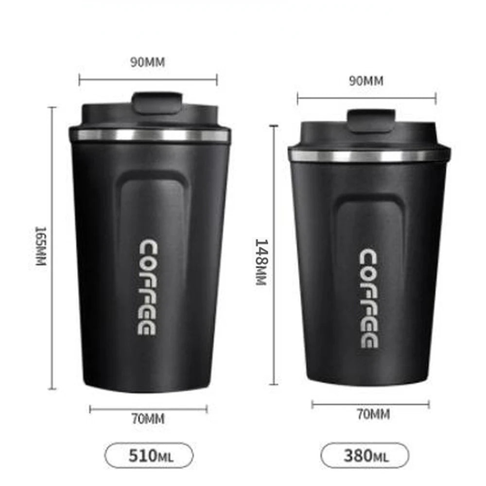 Stainless Steel Smart Coffee Tumbler – Thermos Cup with Intelligent Temperature Display, Portable Travel Mug, 380ml/510ml